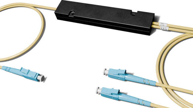 Оптический делитель корпусный FBT 1/99 с LC/UPC