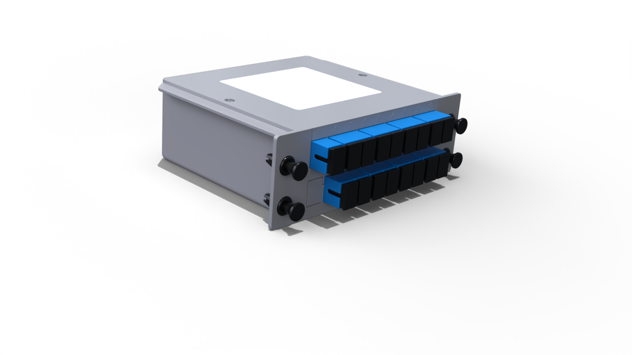 Модульный оптический делитель PLC 1x16 с коннектором SC/UPC
