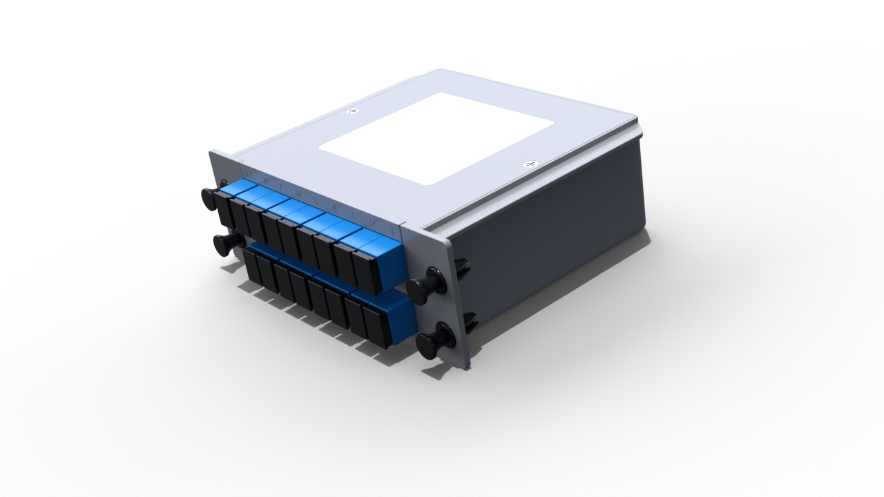 Модульный оптический делитель PLC 1x16 с коннектором SC/UPC