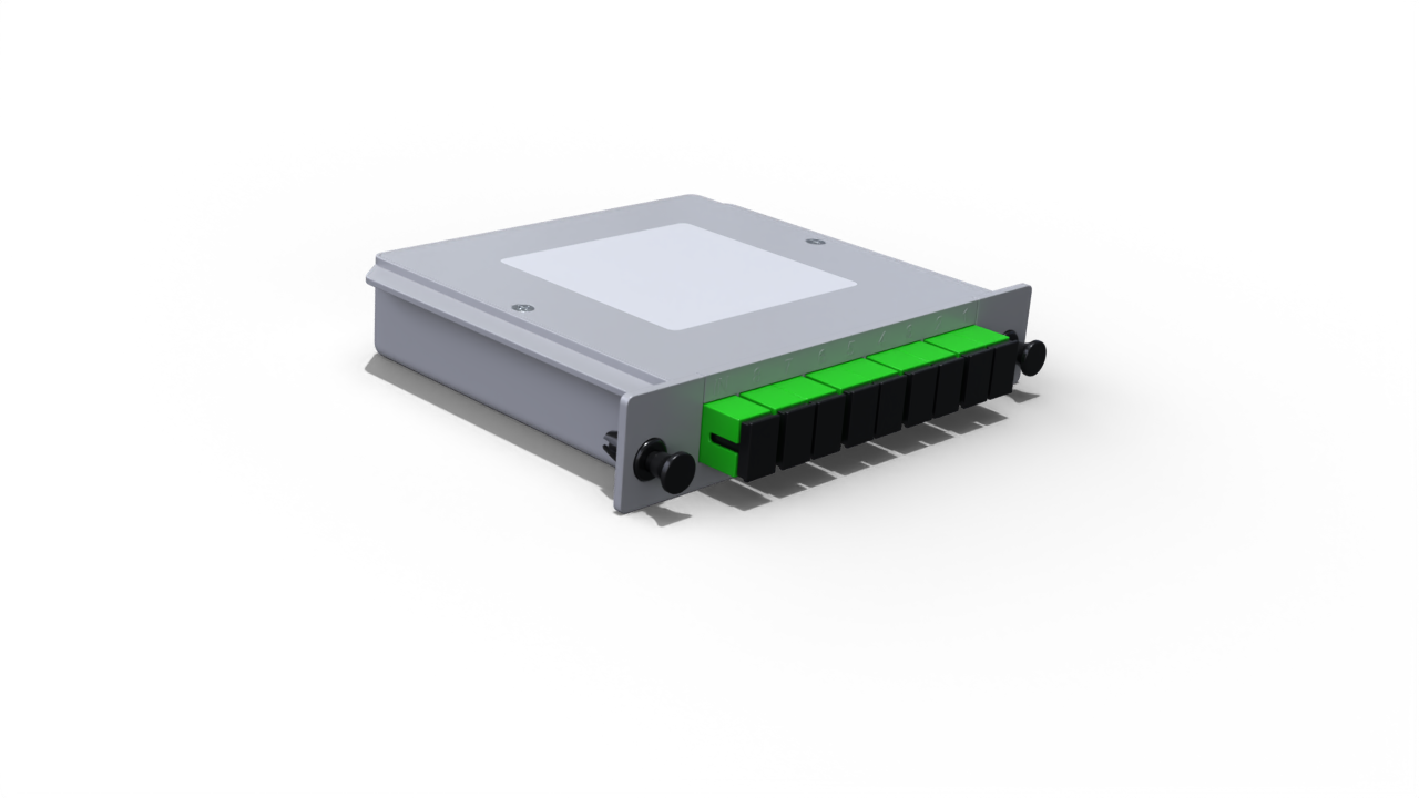 Модульный оптический делитель PLC 1x8 с коннектором SC/APC