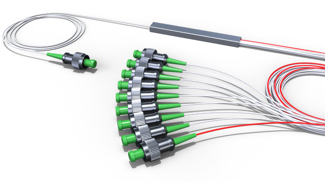 Оптические делители PLC 1х9 10G PON (XGS-PON) без корпуса FC/APC