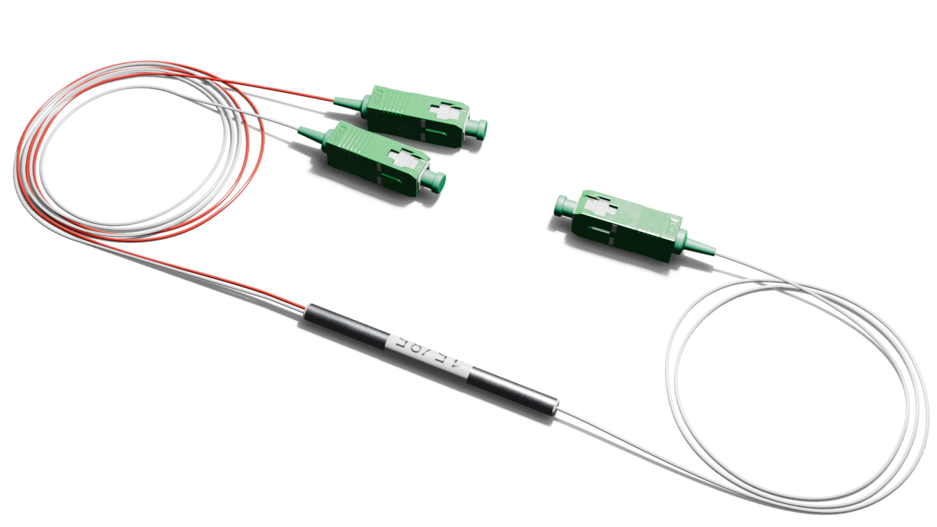 Оптический делитель FBT 15/85 с SC/APC