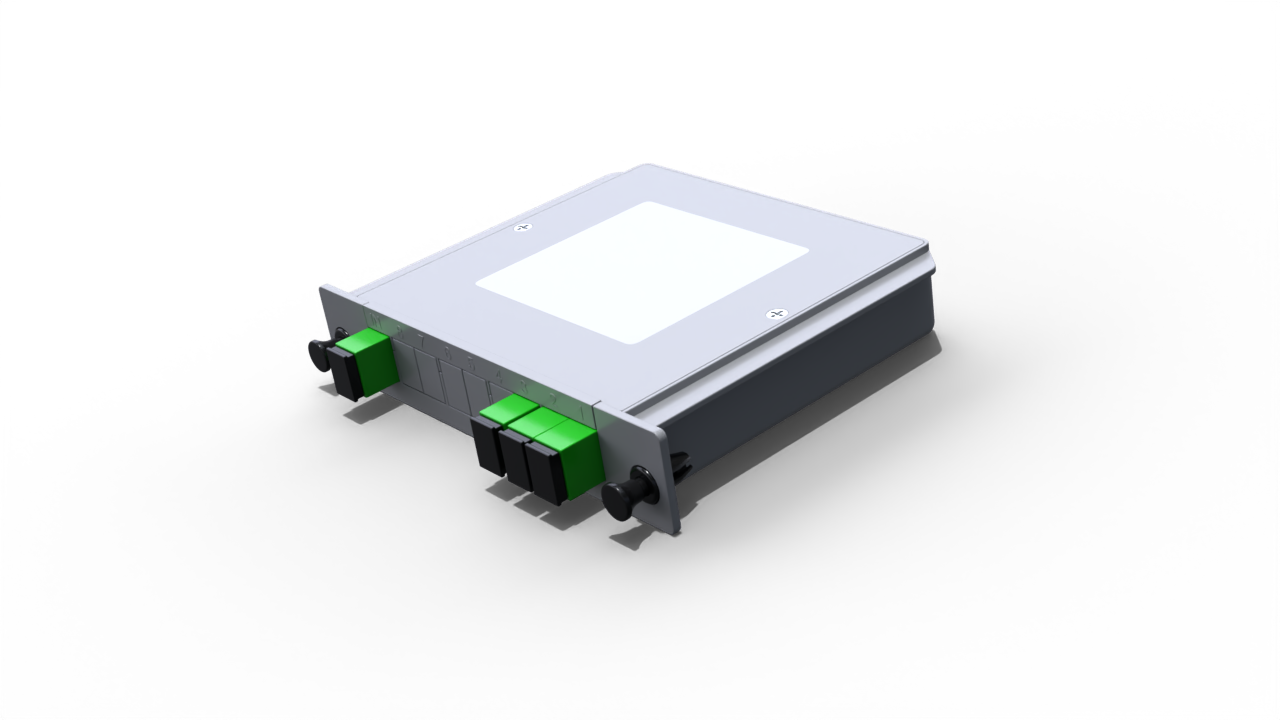 Модульный оптический делитель PLC 1x3 с коннектором SC/APC
