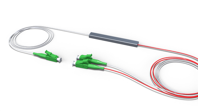 Оптические делители дробные PLC 1х2 10G PON (XGS-PON) без корпуса с коннектором LC/APC