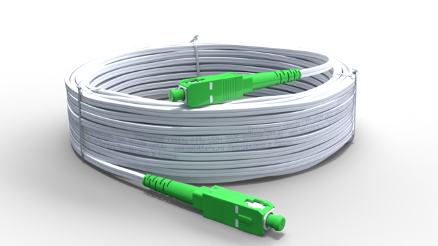 Оптический патч-корд FTTh SC/APC-SC/APC без выносного элементом, FRP - 1 метр