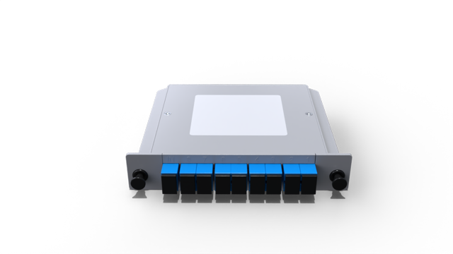 Модульный оптический делитель PLC 1x8 с коннектором SC/UPC