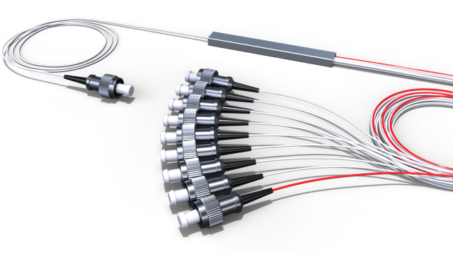 Оптические делители PLC 1х9 10G PON (XGS-PON) без корпуса FC/UPC
