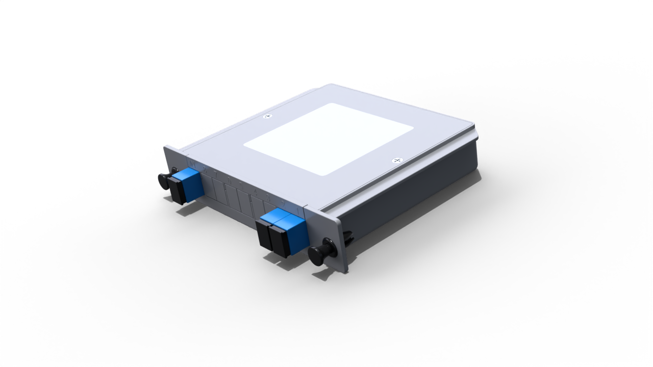 Модульный оптический делитель PLC 1x2 с коннектором SC/UPC