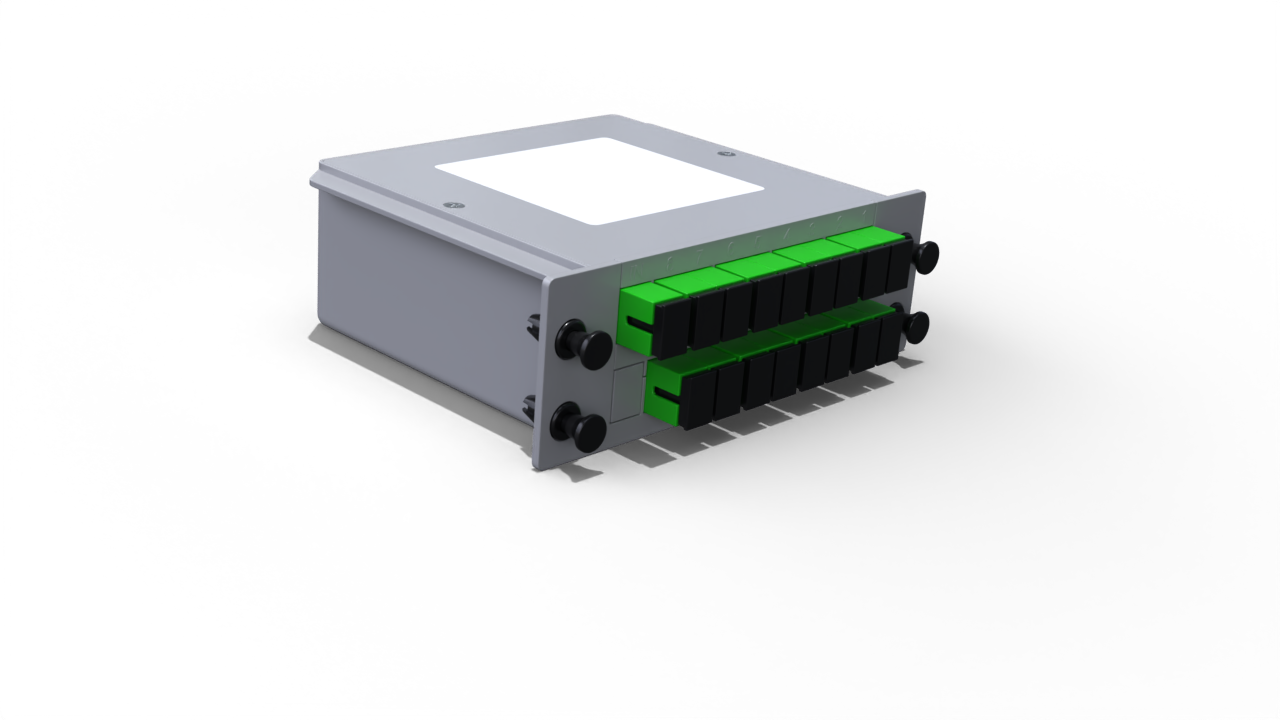 Модульный оптический делитель PLC 1x16 с коннектором SC/APC