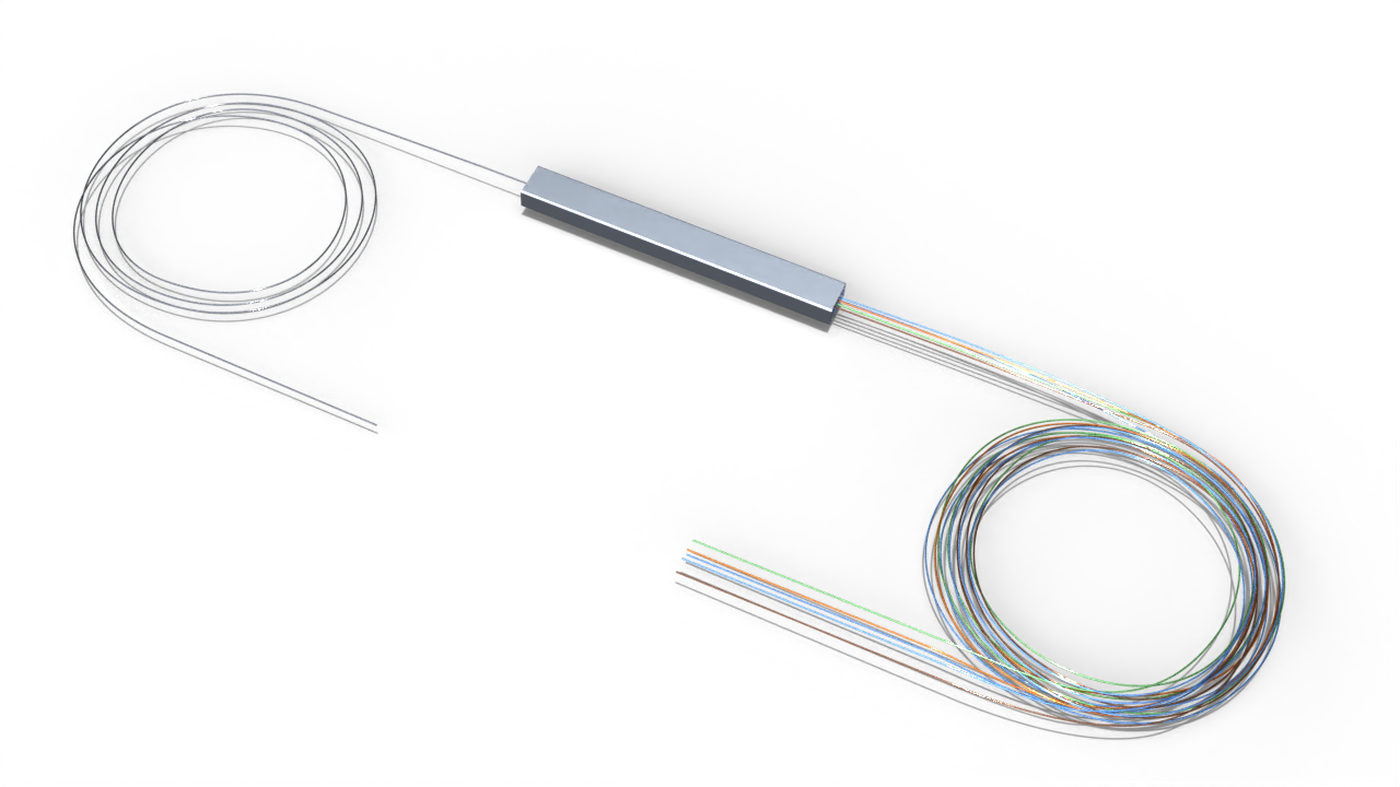 Оптический делитель PLC 1x5 без оболочки 250um