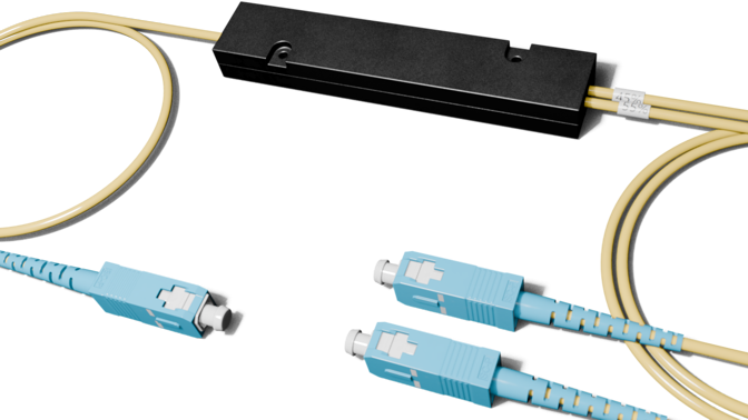 Оптический делитель корпусный FBT 45/55 с SC/UPC