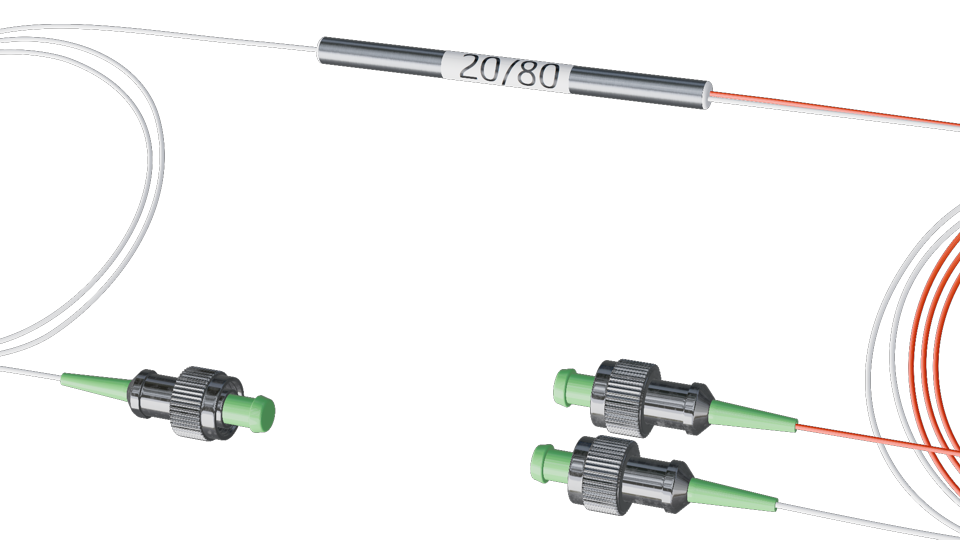 Оптический делитель FBT 20/80 с FC/APC