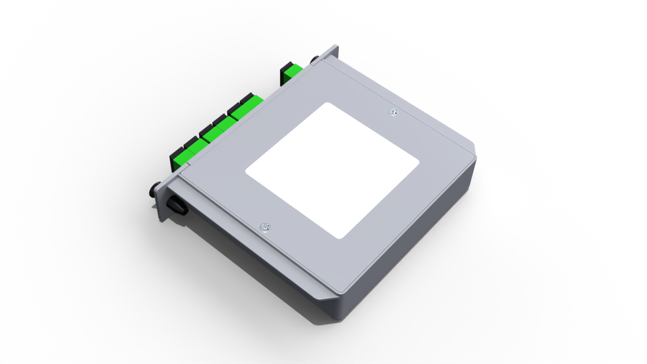 Модульный оптический делитель PLC 1x6 с коннектором SC/APC