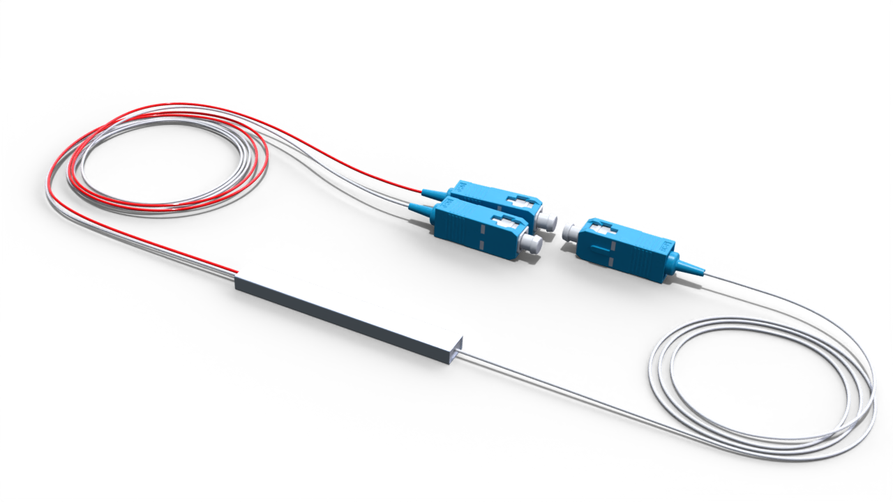 Оптический делитель PLC 1/99 без корпуса с коннектором SC/UPC