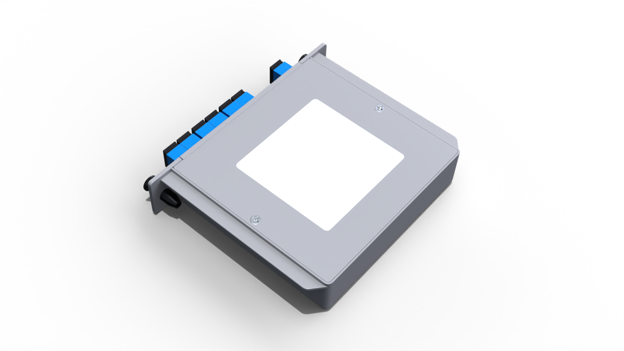 Модульный оптический делитель PLC 1x6 с коннектором SC/UPC