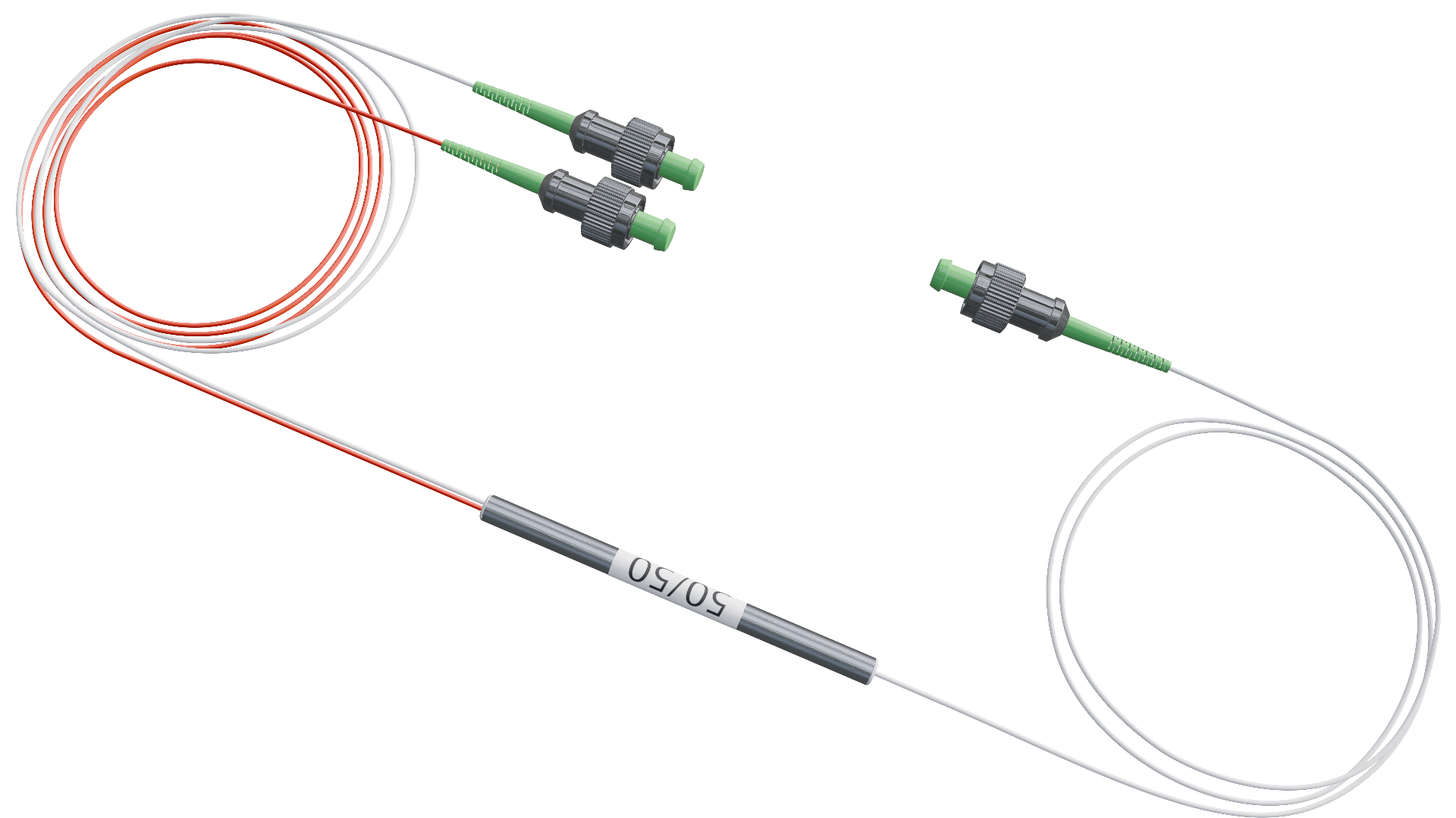 Оптический делитель FBT 50/50 с FC/APC
