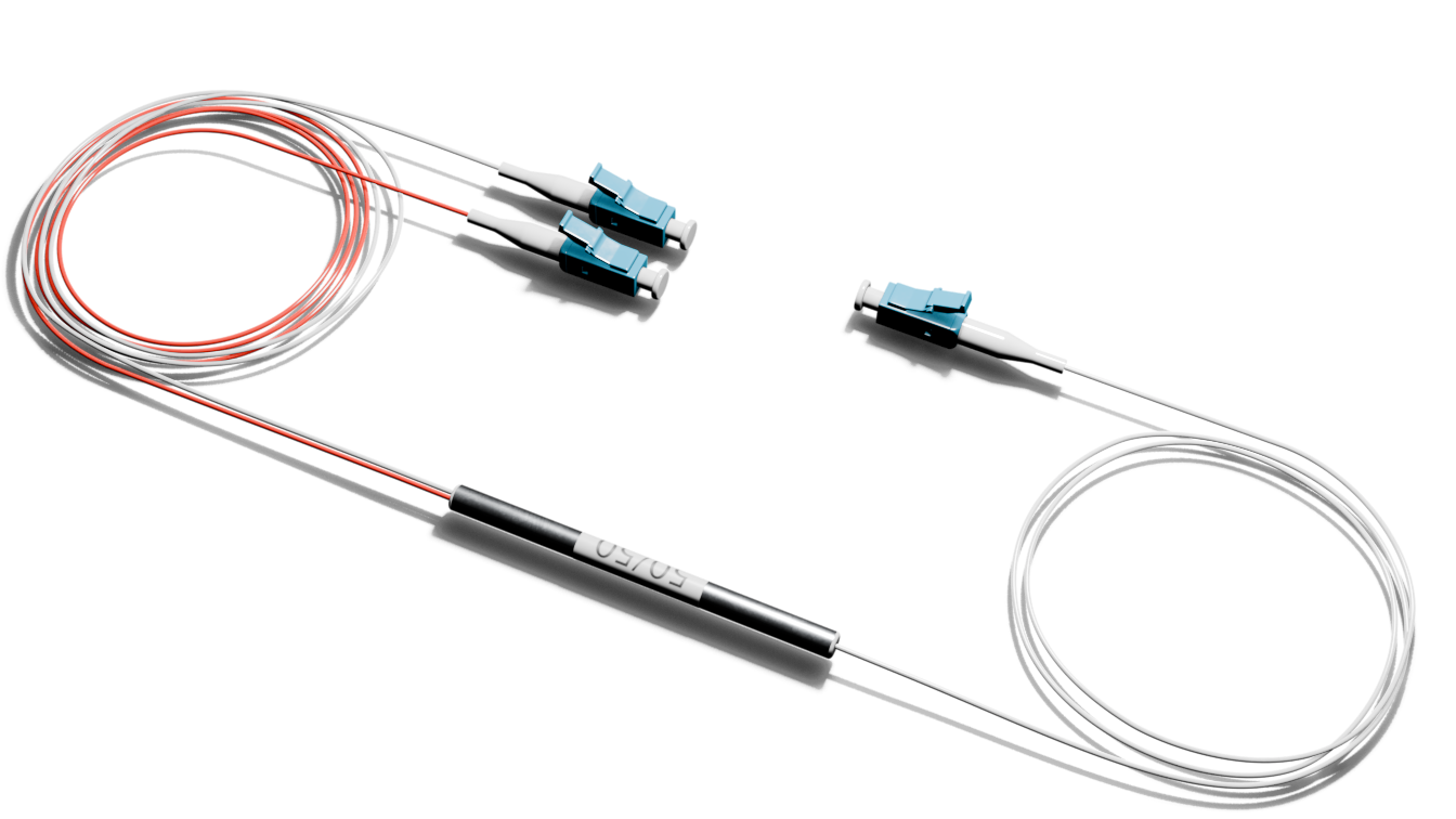 Оптический делитель FBT 50/50 с LC/UPC