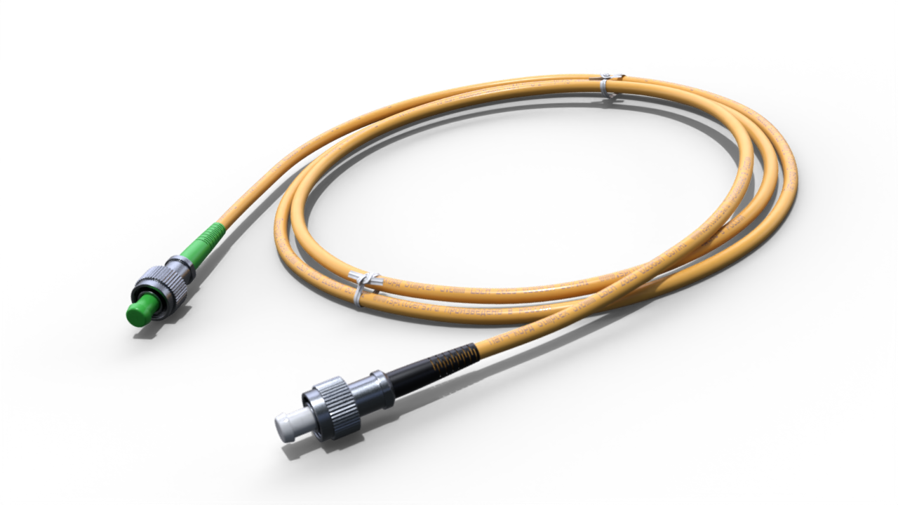 Патч-корд оптический simplex 3.0мм FC/APC-FC/UPC - 0.5м