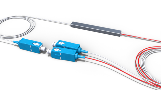 Оптический делитель PLC 1/99 без корпуса с коннектором SC/UPC