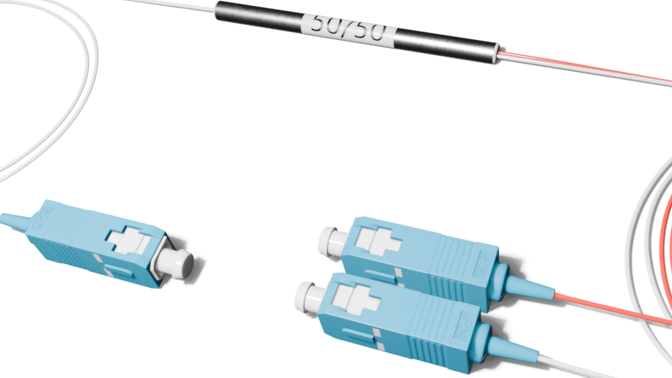 Оптический делитель FBT 50/50 с SC/UPC
