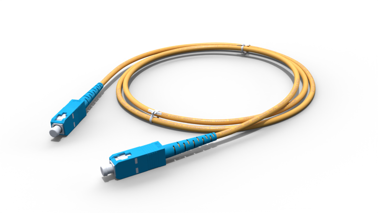 Патч-корд оптический simplex 3.0мм SC/UPC-SC/UPC - 0.5м