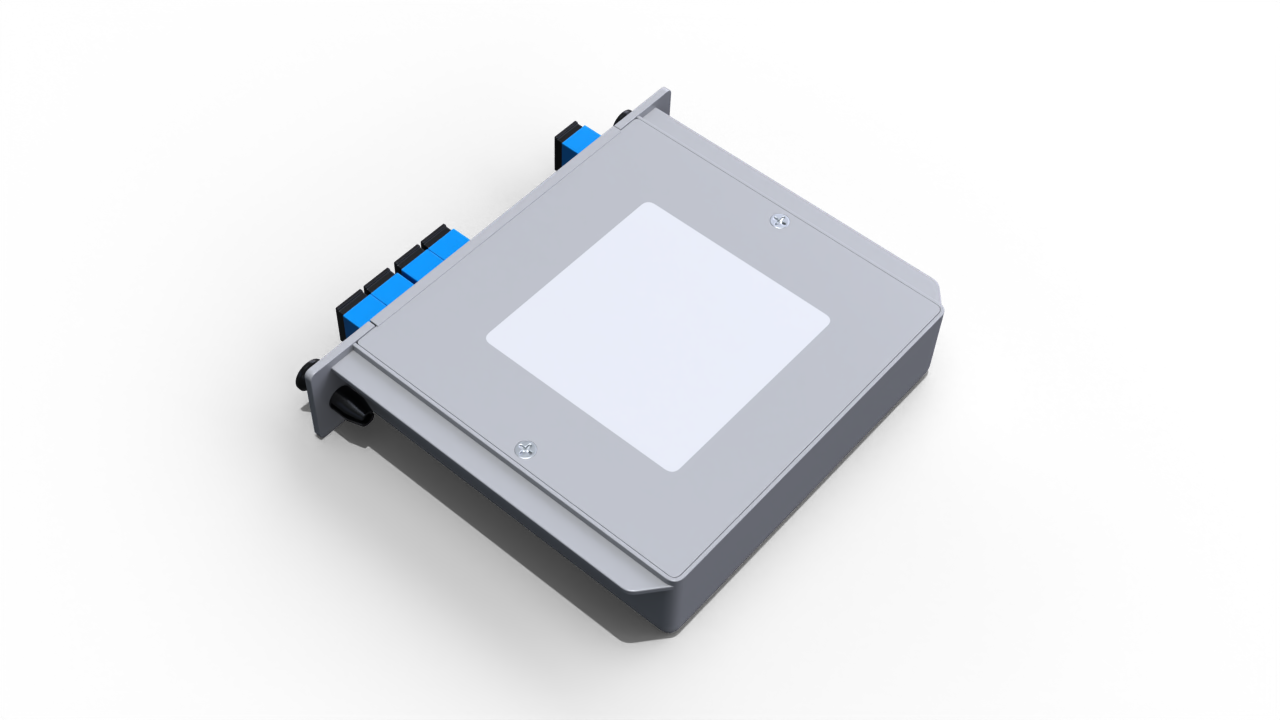 Модульный оптический делитель PLC 1x4 с коннектором SC/UPC