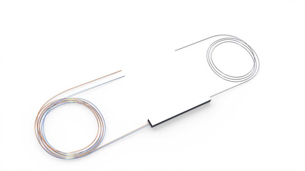 Оптический делитель PLC 1x2 без оболочки 250um