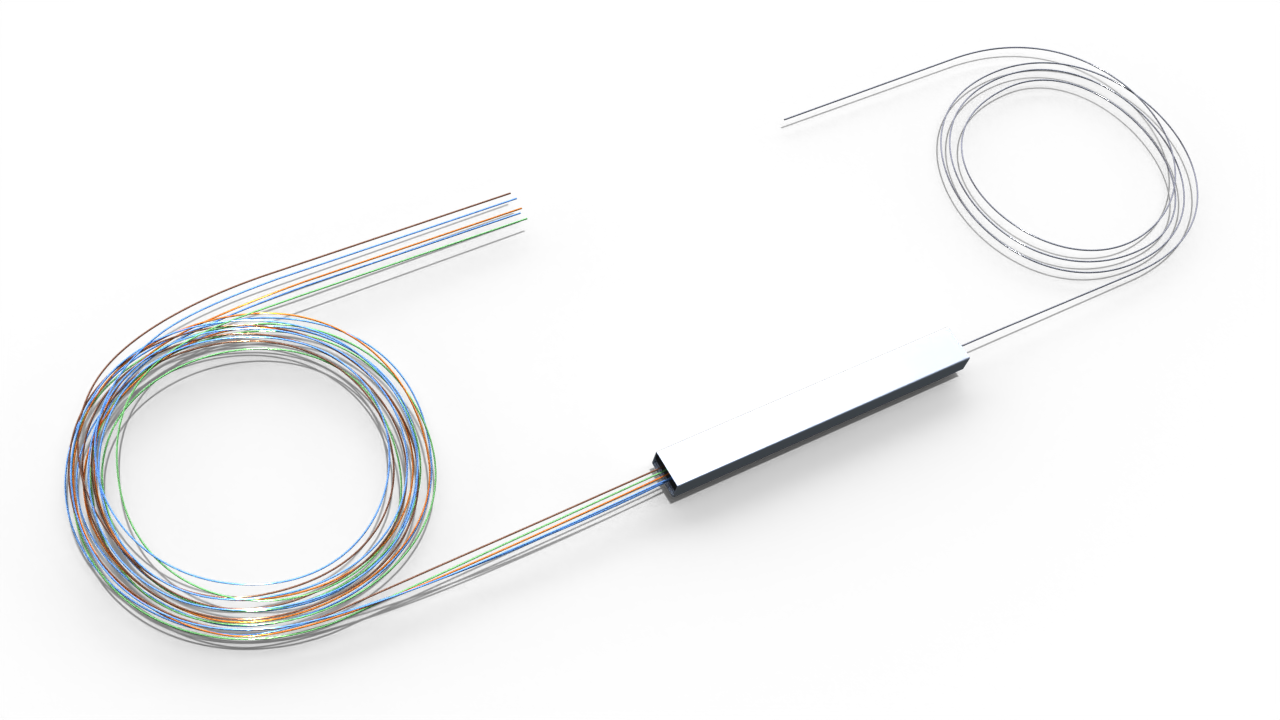 Оптический делитель PLC 1x5 без оболочки 250um