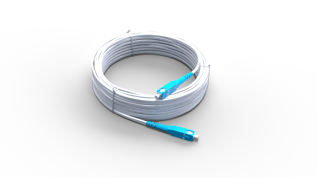 Оптический патч-корд FTTh SC/UPC-SC/UPC без выносного элементом, FRP - 1 метр