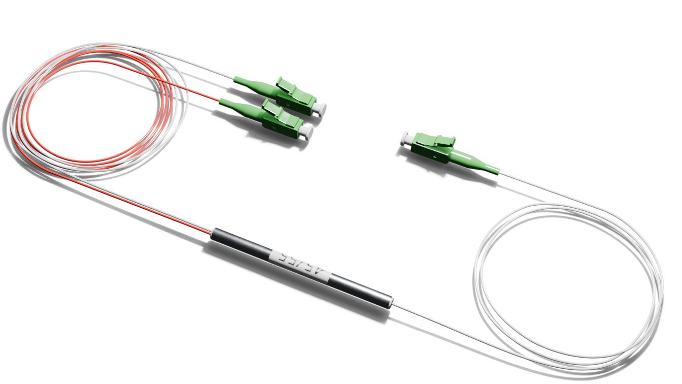 Оптический делитель FBT 45/55 с LC/APC