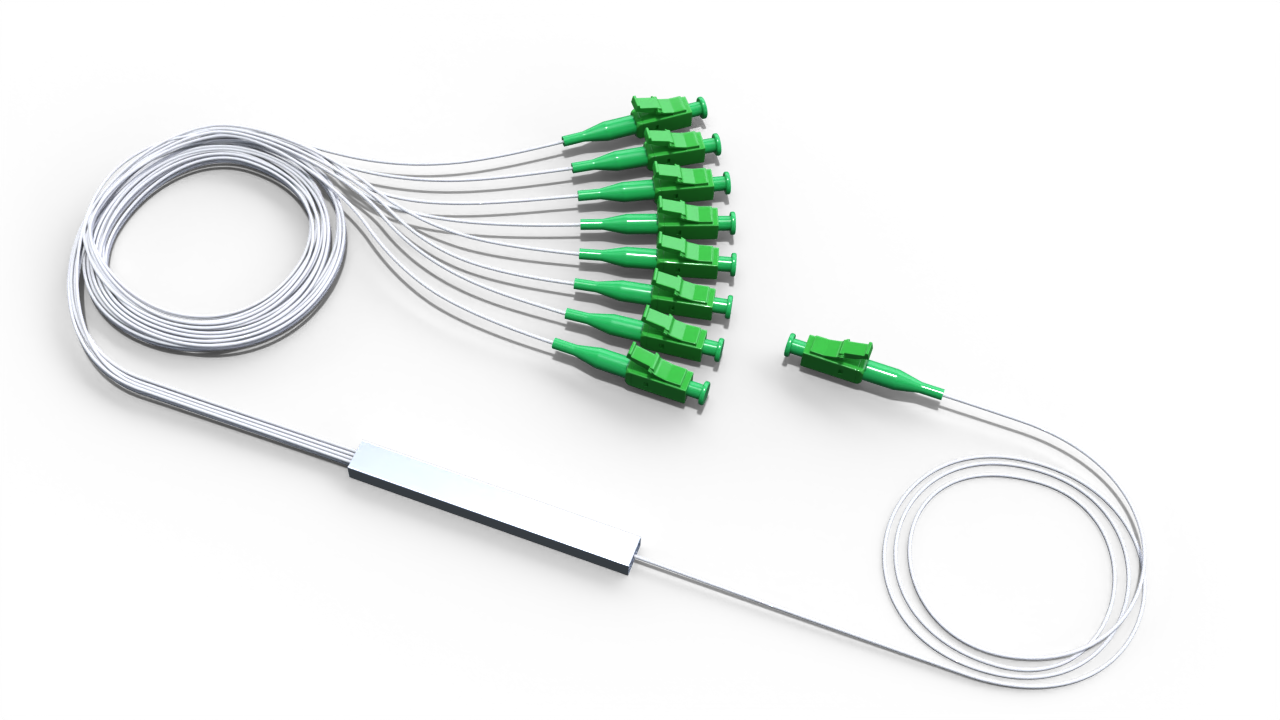 Оптический делитель PLC 1x8 с коннектором LC/APC