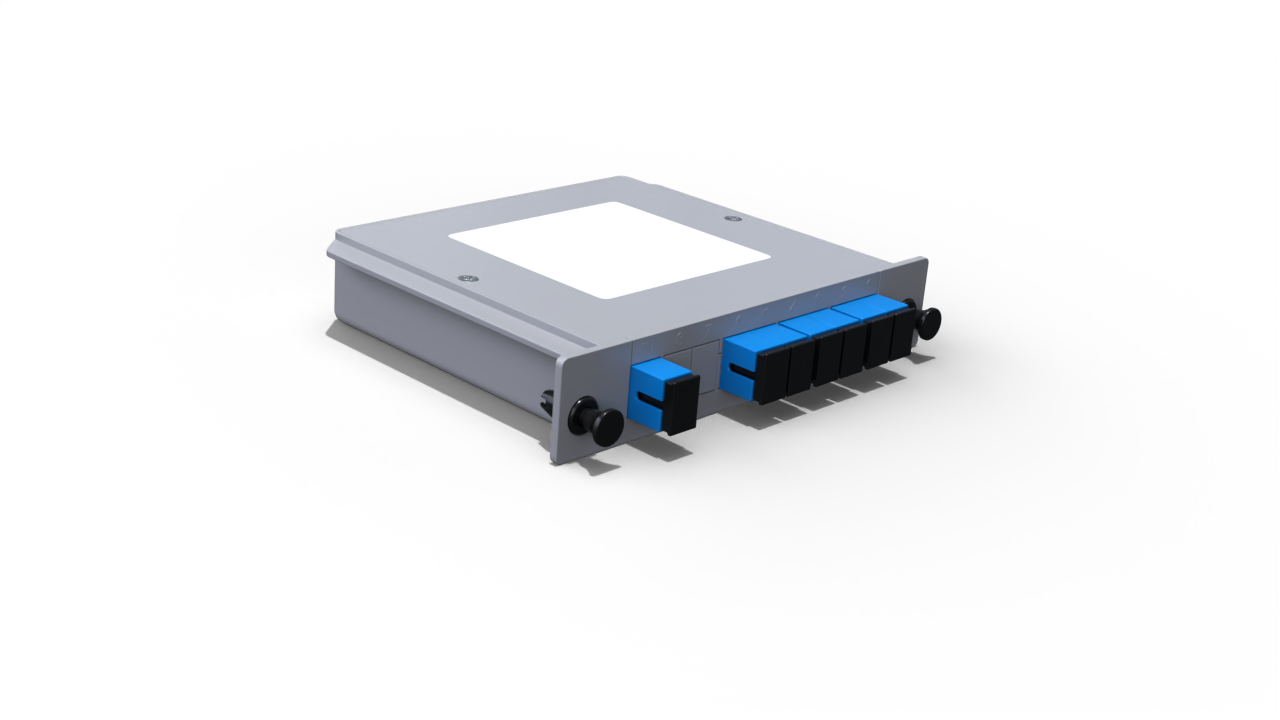Модульный оптический делитель PLC 1x6 с коннектором SC/UPC