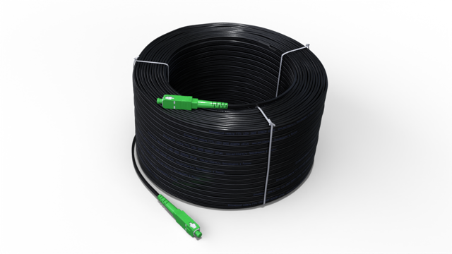 Оптический патч-корд FTTh SC/APC-SC/APC с выносным элементом Металл - 10 метров