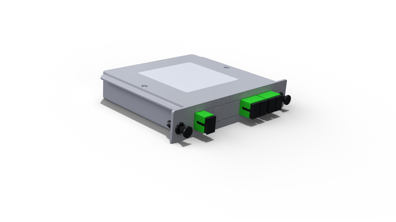 Модульный оптический делитель PLC 1x4 с коннектором SC/APC