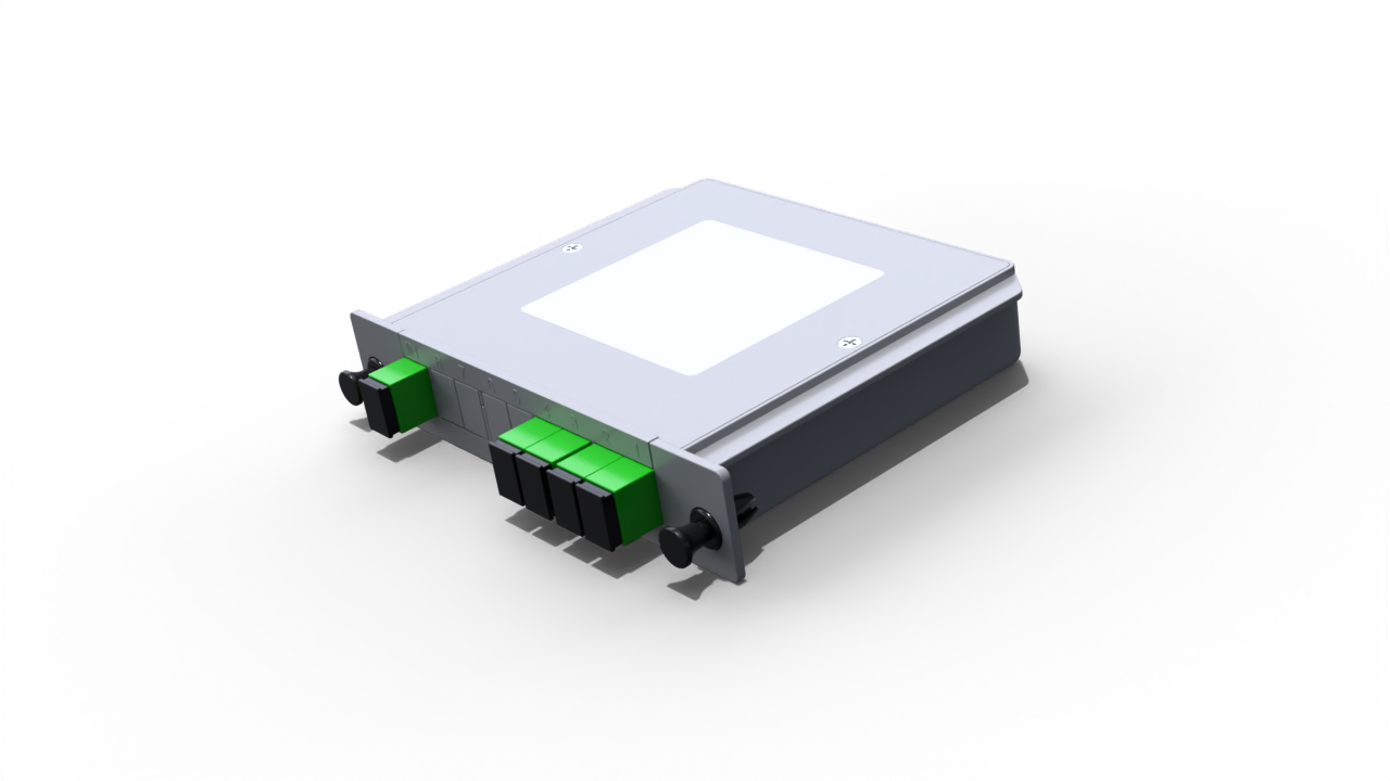 Модульный оптический делитель PLC 1x4 с коннектором SC/APC