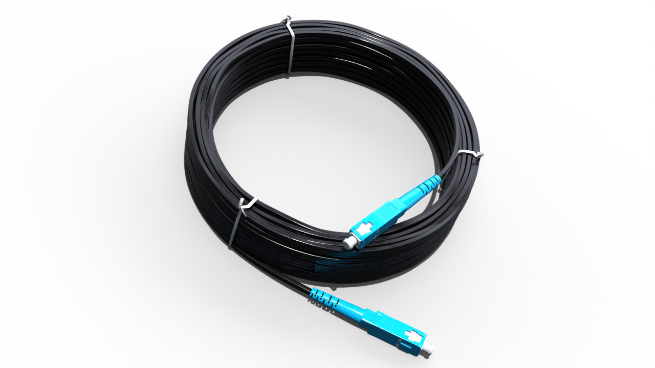 Оптический патч-корд FTTh SC/UPC-SC/UPC без выносного элемента, Металл - 1 метр