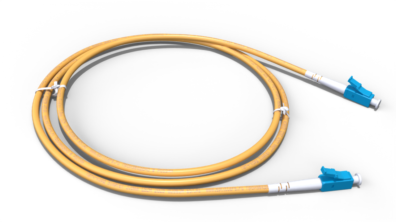 Патч-корд оптический simplex 3.0мм LC/UPC-LC/UPC - 0.5м