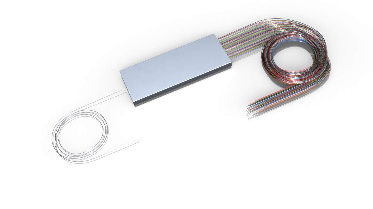 Оптический делитель PLC 1x32 без оболочки 250um