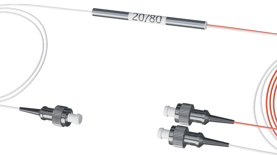 Оптический делитель FBT 20/80 с FC/UPC