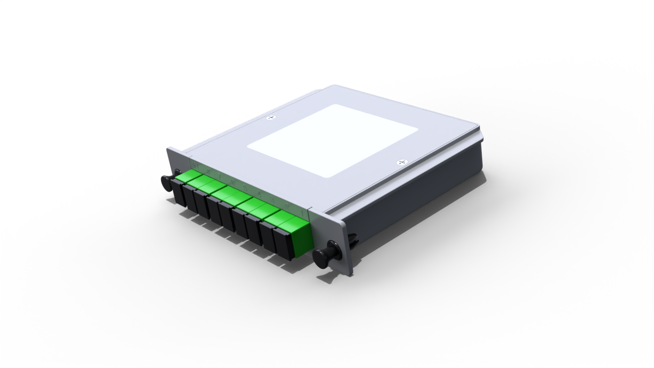 Модульный оптический делитель PLC 1x8 с коннектором SC/APC