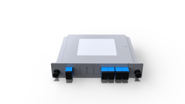Модульный оптический делитель PLC 1x4 с коннектором SC/UPC