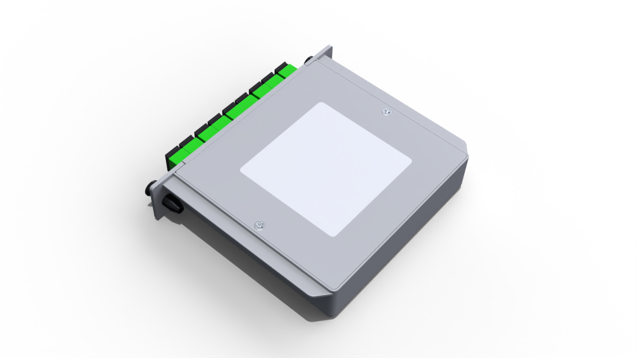 Модульный оптический делитель PLC 1x8 с коннектором SC/APC