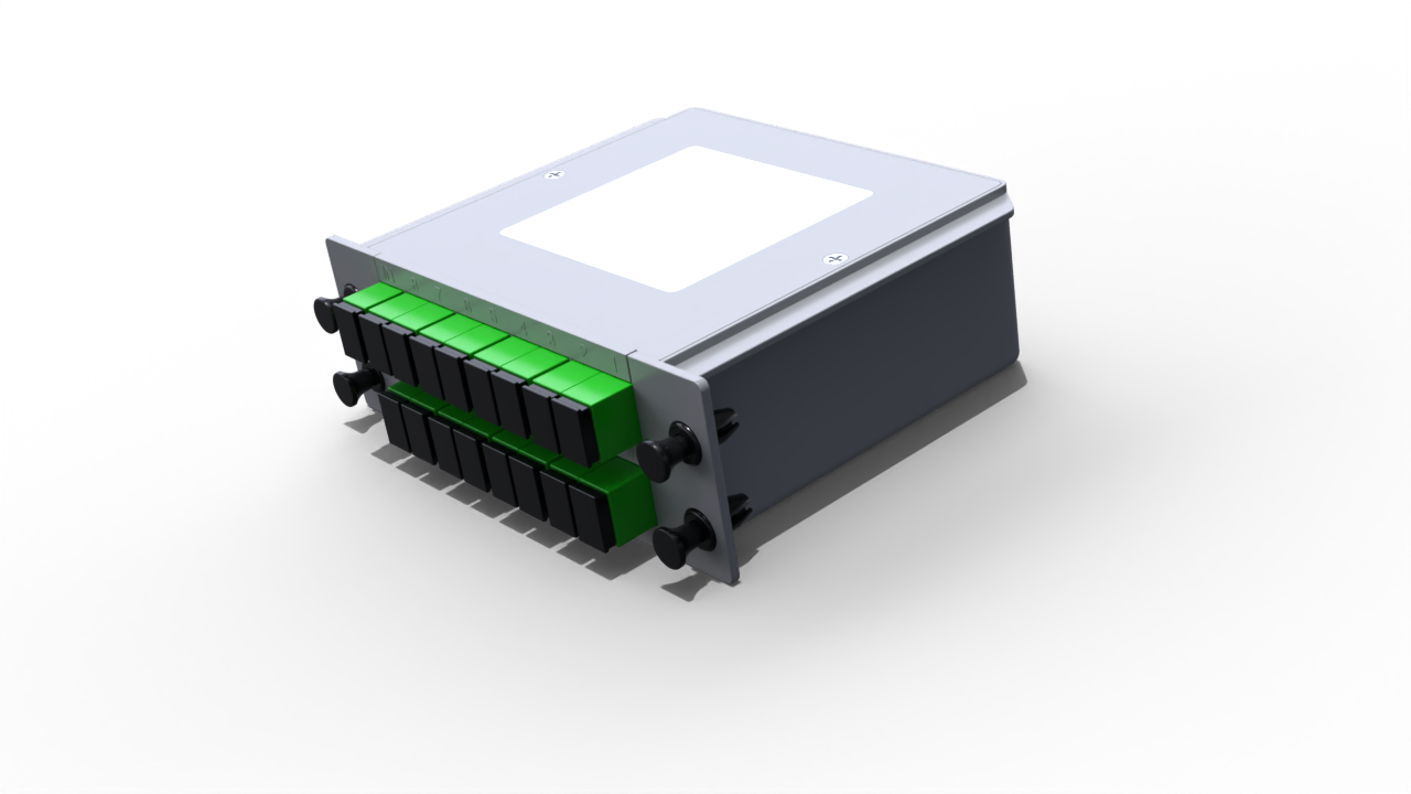 Модульный оптический делитель PLC 1x16 с коннектором SC/APC