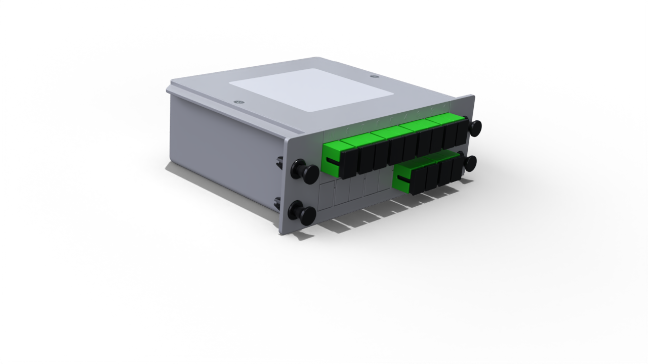 Модульный оптический делитель PLC 1x12 с коннектором SC/APC