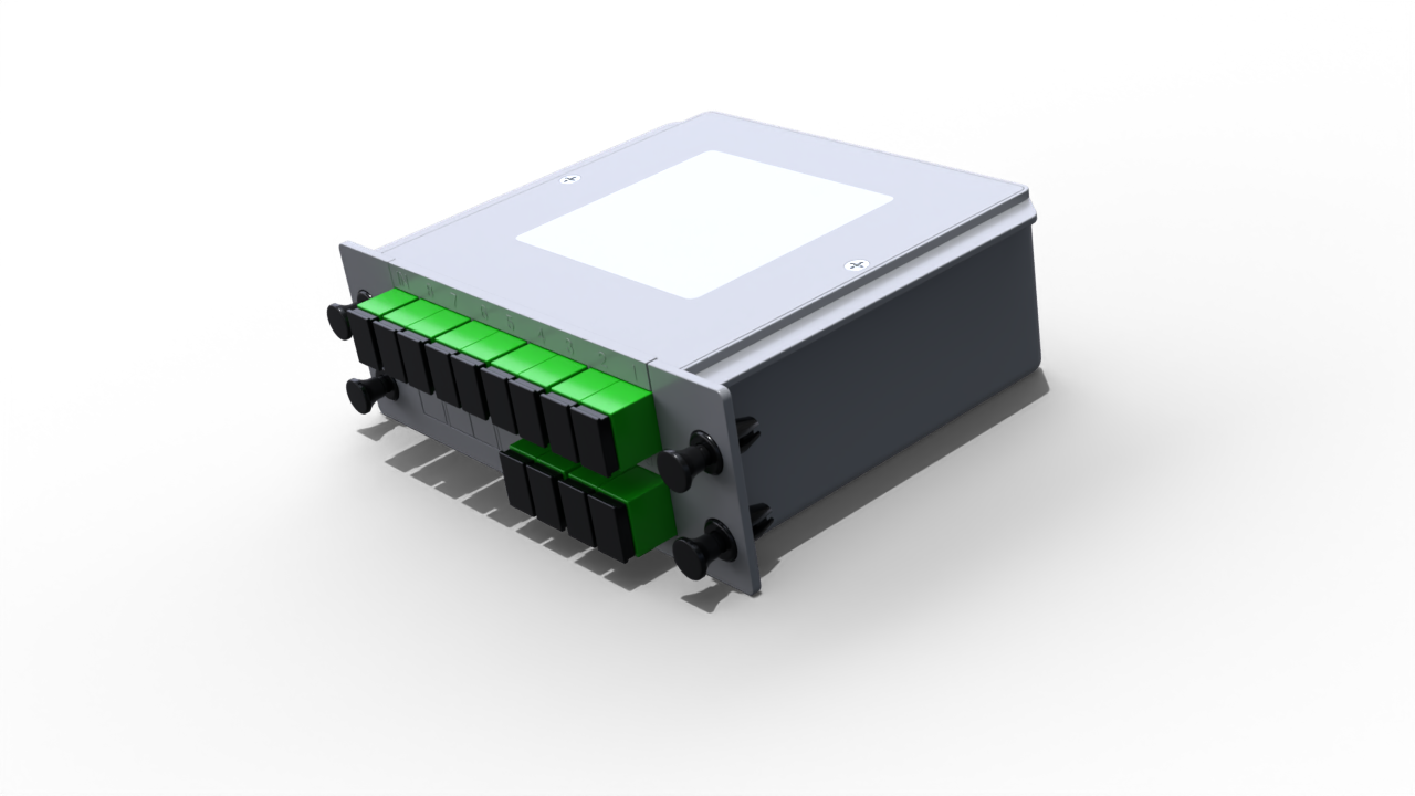 Модульный оптический делитель PLC 1x12 с коннектором SC/APC
