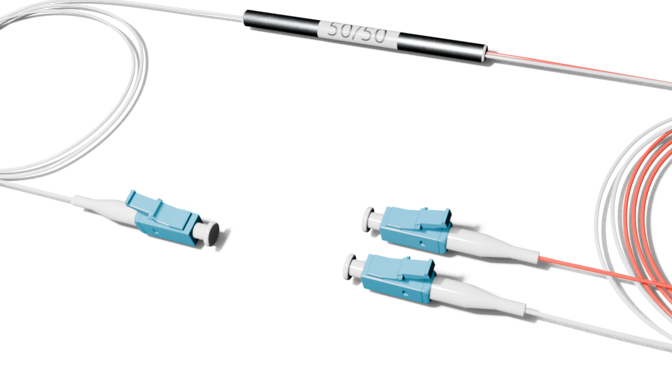 Оптический делитель FBT 50/50 с LC/UPC
