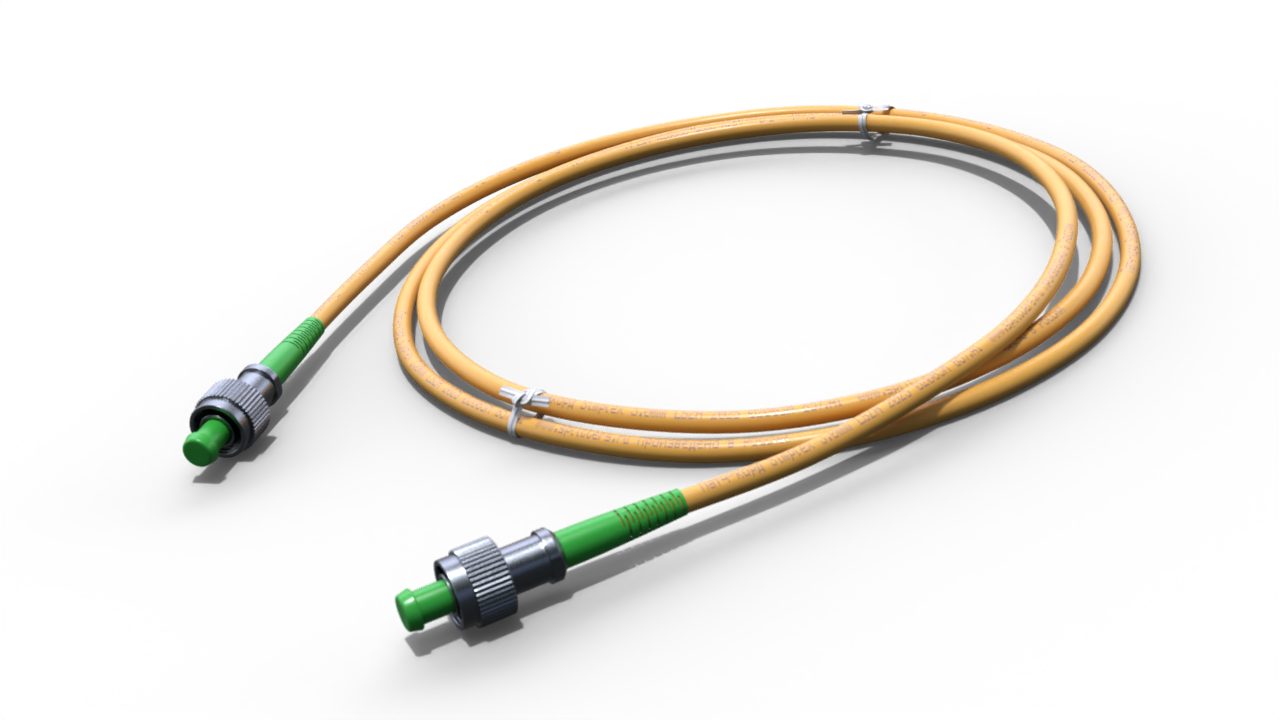 Патч-корд оптический simplex 3.0мм FC/APC-FC/APC - 0.5м