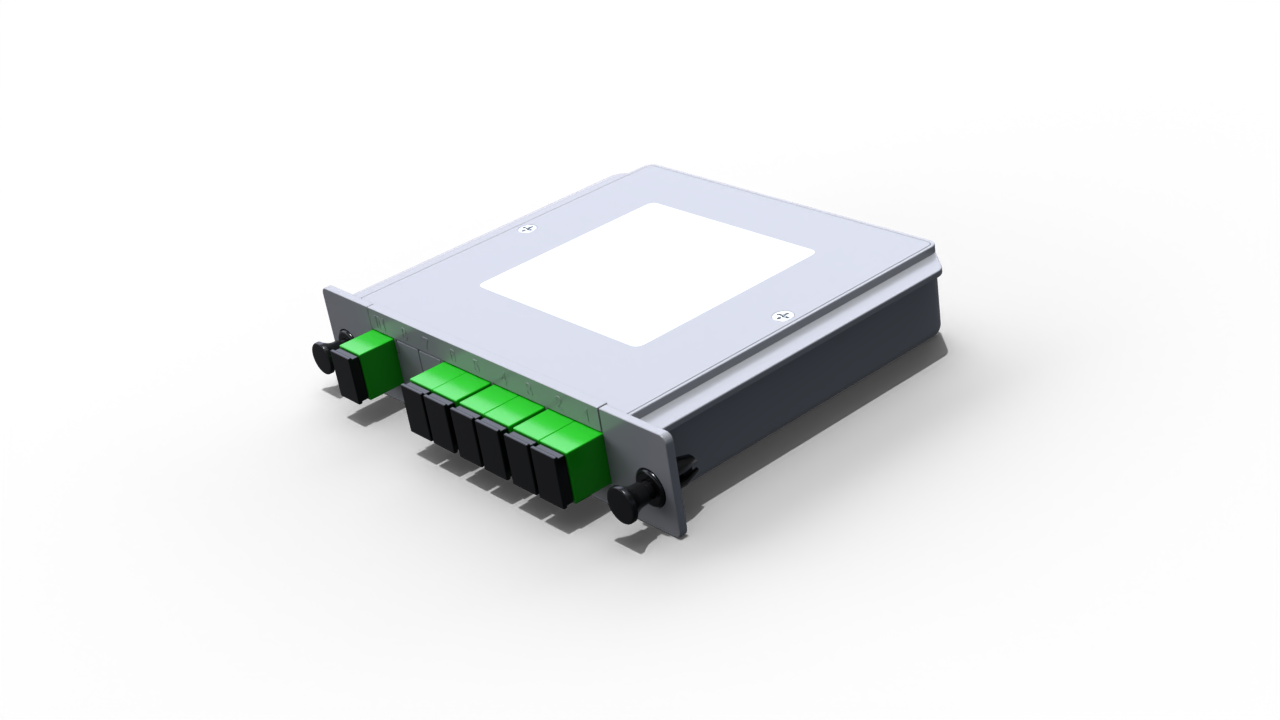 Модульный оптический делитель PLC 1x6 с коннектором SC/APC