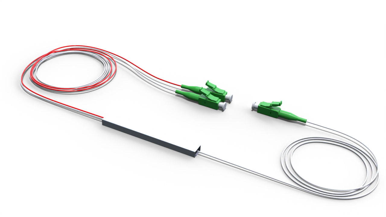Оптический делитель PLC 1/99 без корпуса с коннектором LC/APC