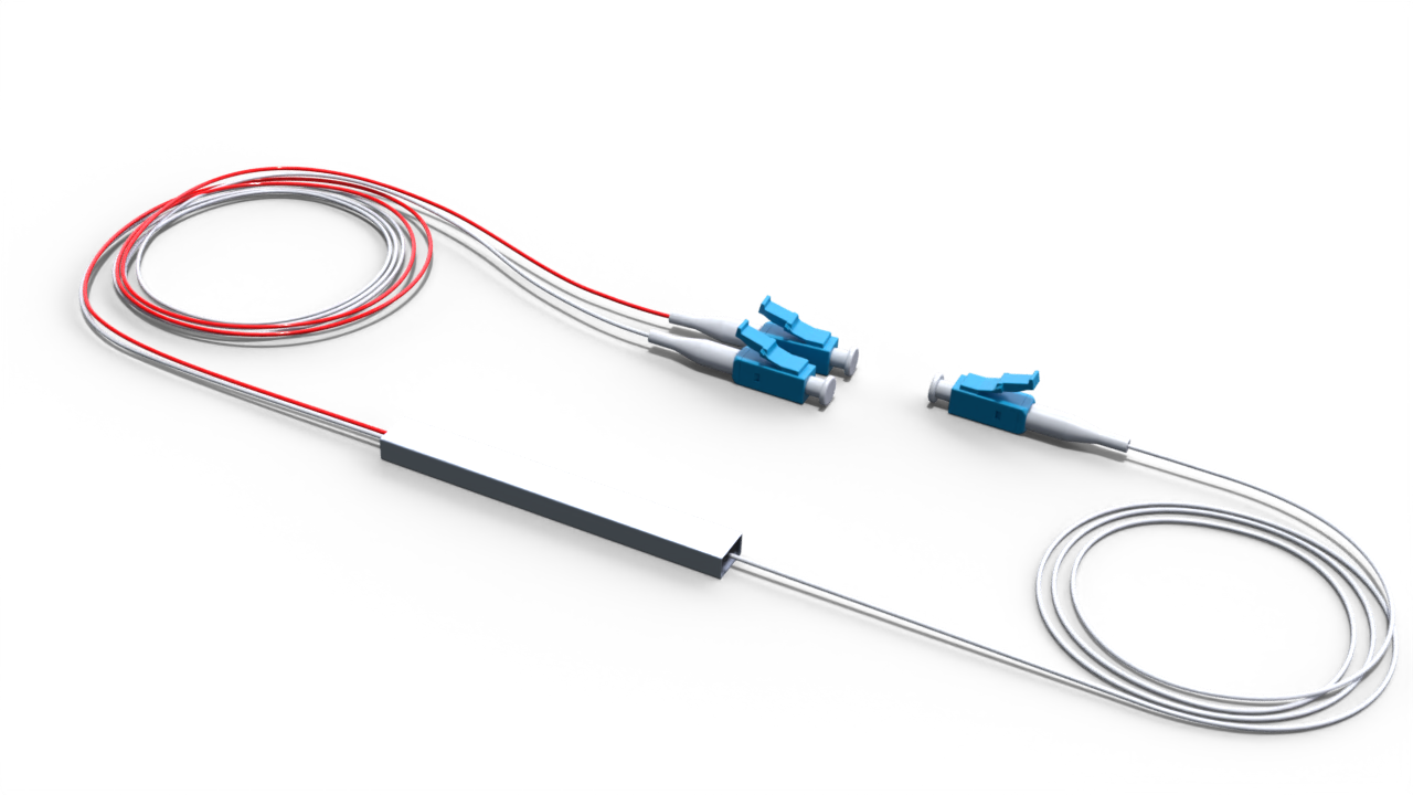 Оптический делитель PLC 1/99 без корпуса с коннектором LC/UPC